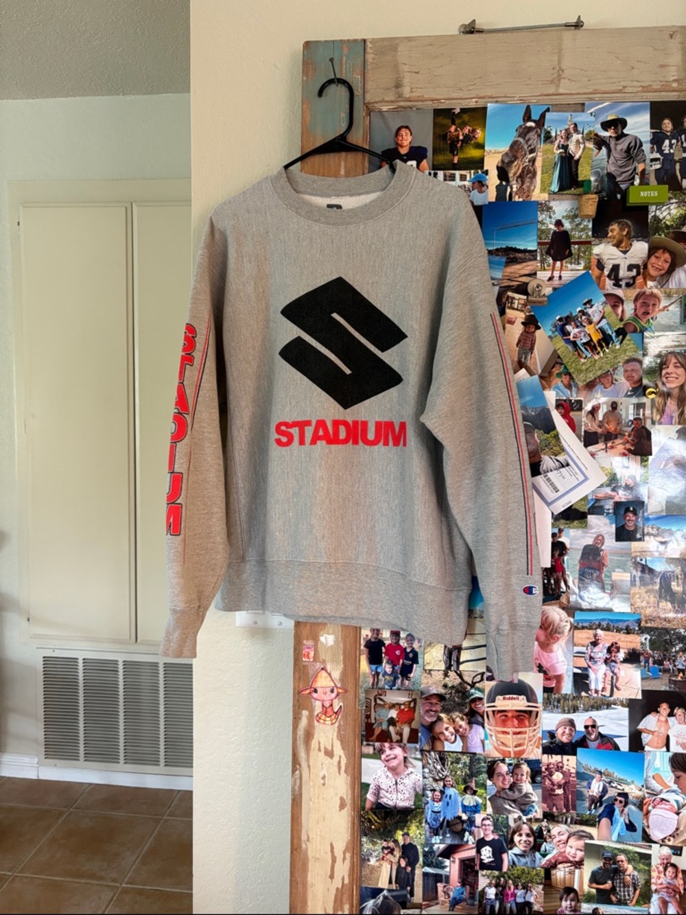 Stadium Team Bieber sweatshirt.